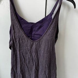 Lululemon tank with built in sports bra